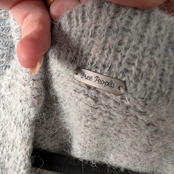 Plus size FREE PEOPLE Santa Cruz Maxi alpaca cardigan duster sweater long XL XXL - Picture 3 of 3